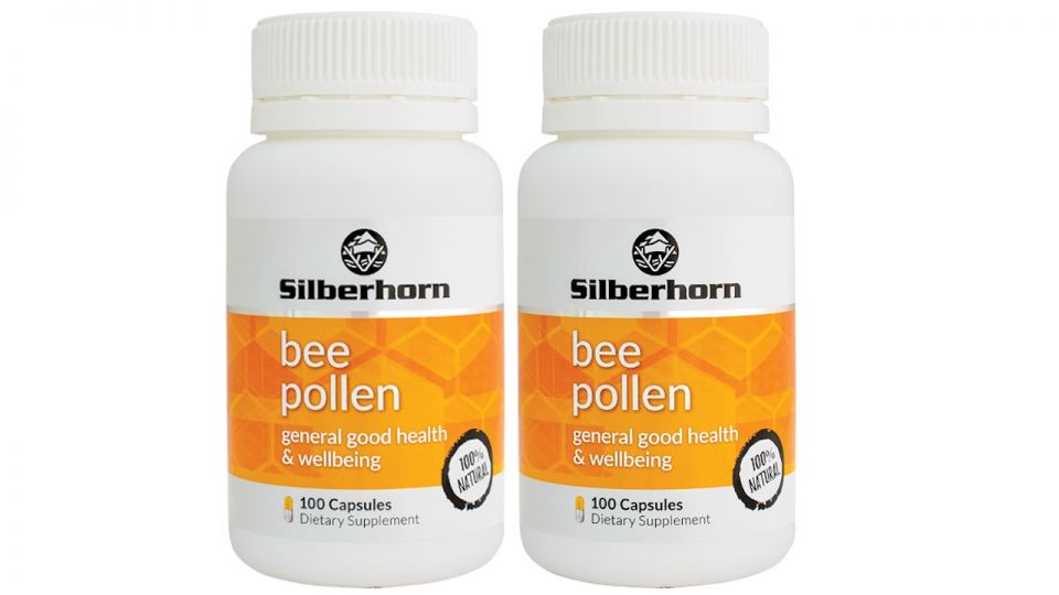 2x Bee Pollen 100 Capsules